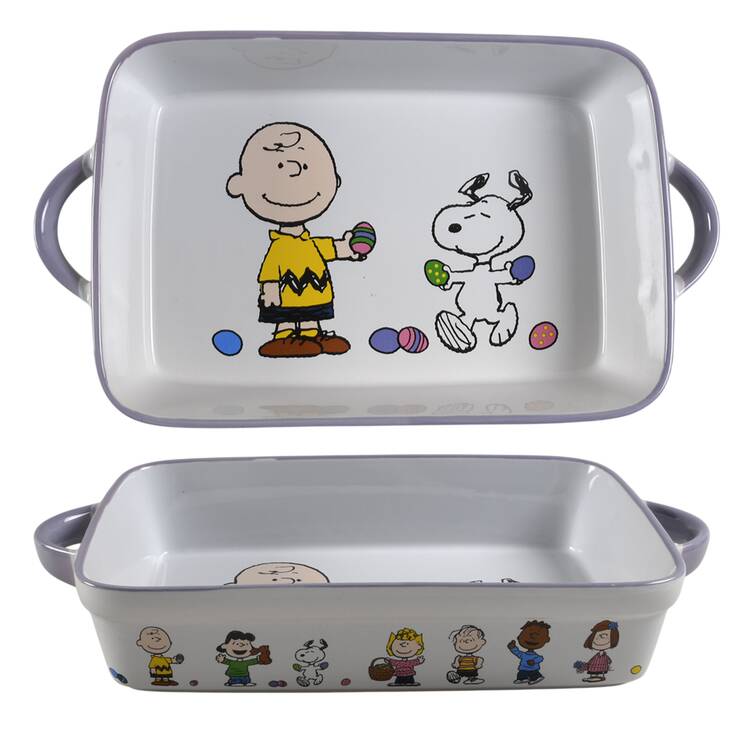 Peanuts Easter 12" Rectangular Baker