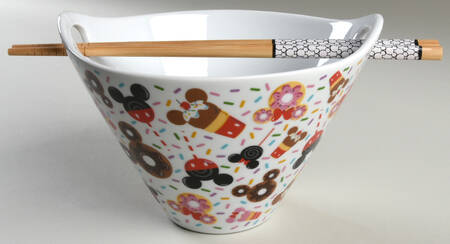 Mickey Mouse and Friends (Miscellaneous) Noodle Bowl & Chopsticks Set