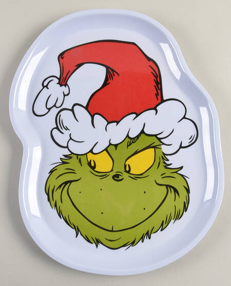 The Grinch (Miscellaneous) 14" Melamine Figural Serving Tray