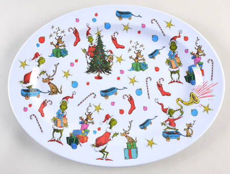 The Grinch (Miscellaneous) 15" Melamine Oval Serving Platter