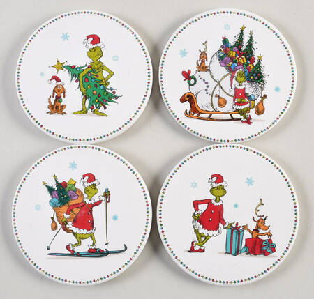 The Grinch (Miscellaneous) CoasterCoaster - Set of 4 Motif 9-12