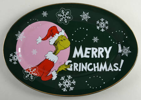 The Grinch (Miscellaneous) 13" Oval Serving Platter