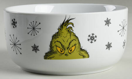 The Grinch (Miscellaneous) 32 Oz Round Plastic Microwave Bowl No Vent Lid