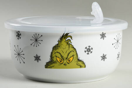 The Grinch (Miscellaneous) 32 Oz Round Plastic Microwave Bowl w/Vent Lid