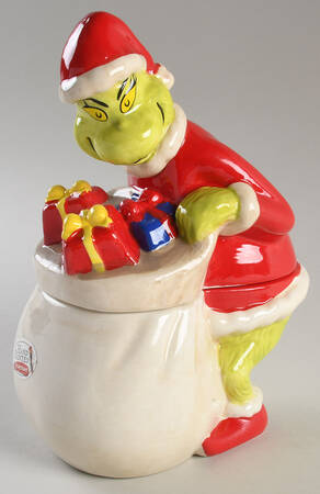 The Grinch (Miscellaneous) Figural Cookie Jar & Lid