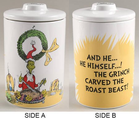 The Grinch (Miscellaneous) Large Canister & Lid