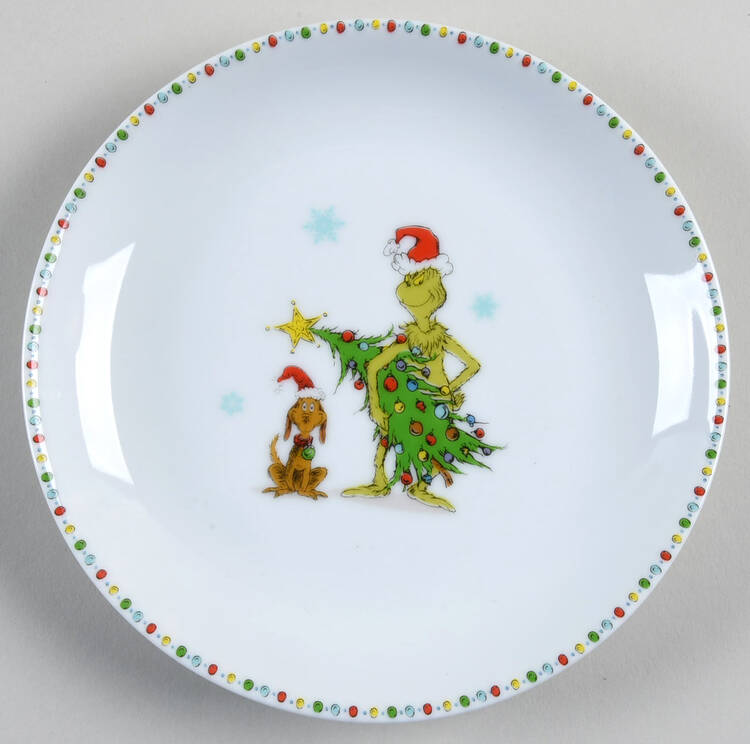 The Grinch (Miscellaneous) Appetizer Plate