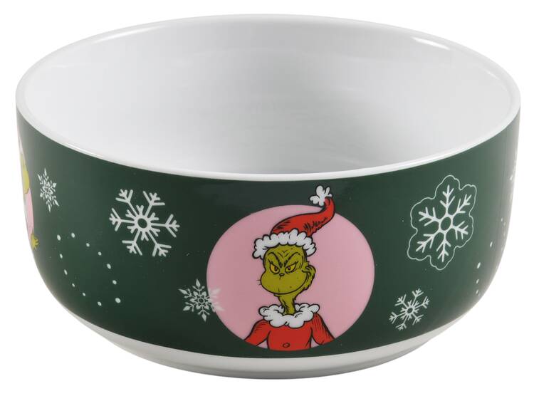 The Grinch (Miscellaneous) 16 Oz Round Plastic Microwave Bowl No Vented Lid