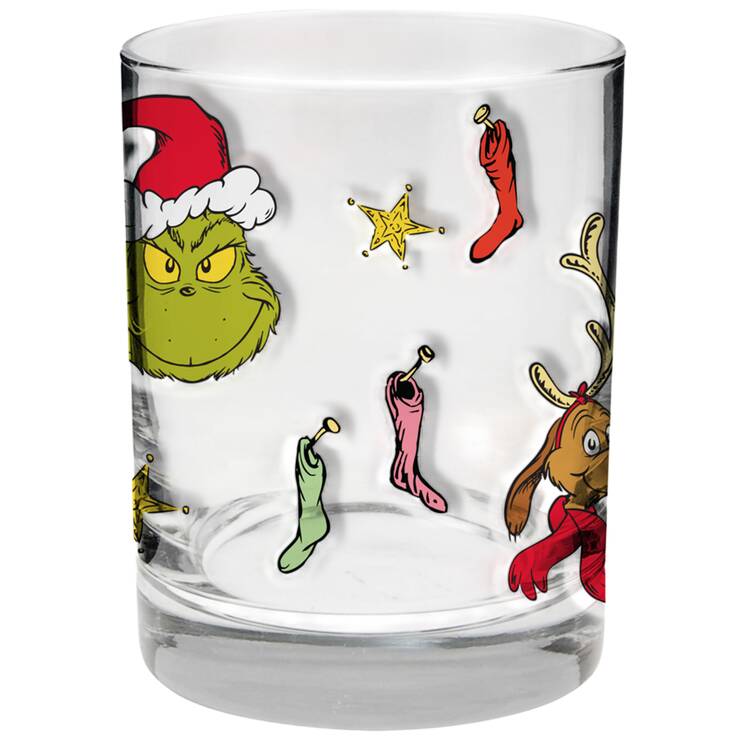 The Grinch (Miscellaneous) Glassware Double Old Fashioned
