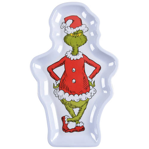 The Grinch (Miscellaneous) 14" Melamine Figural Serving Tray