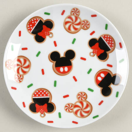 Mickey Christmas Treats Appetizer Plate