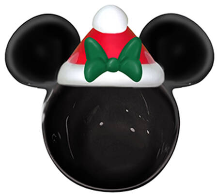 Mickey and Minnie Christmas Fun Snack Dish
