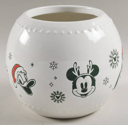 Mickey and Minnie Christmas Fun Figural Cookie Jar No Lid