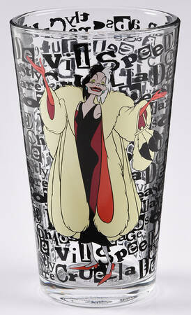 Disney Villians 16 Oz Glassware Tumbler