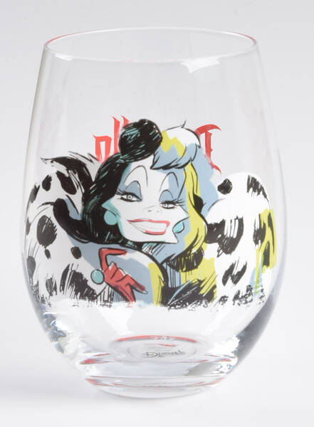 Disney Villians Glassware Stemless Wine