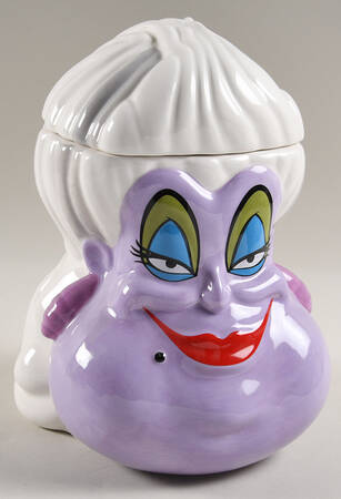 Disney Villians Figural Cookie Jar & Lid