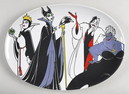 Disney Villians 13" Oval Serving Platter