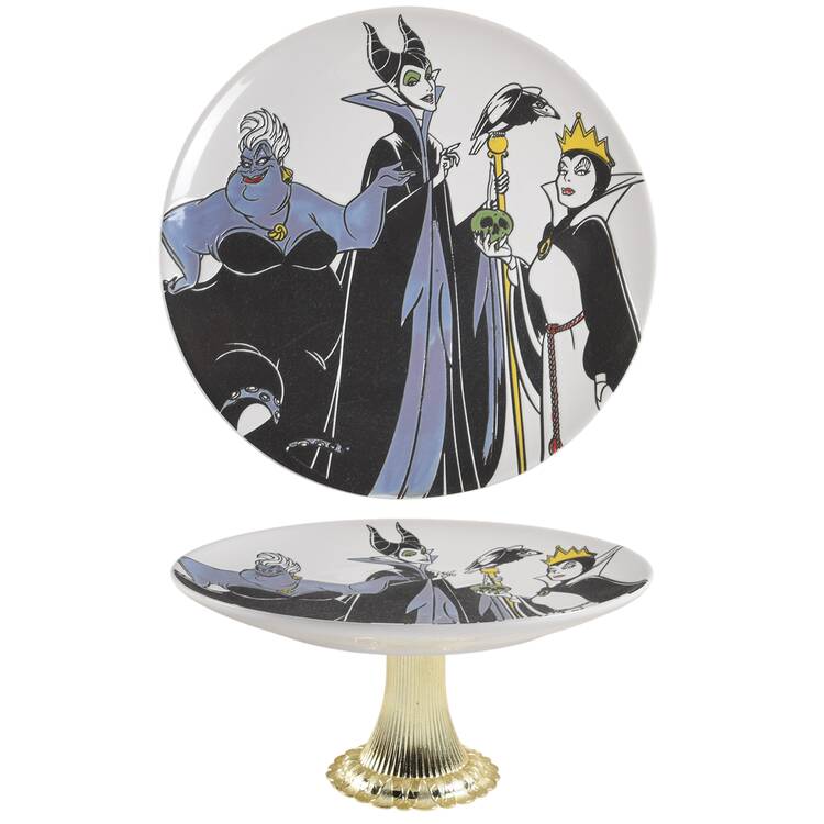 Disney Villians Cake Stand with 4"-5" Metal Pedestal  Hc