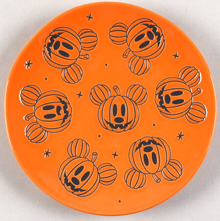 Mickey Pumpkin Appetizer Plate by Zrike