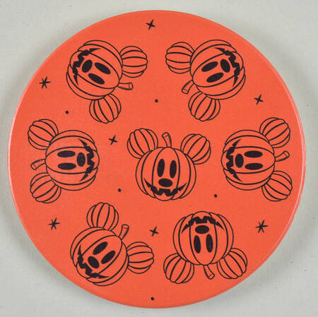 Mickey Pumpkin Coaster by Zrike