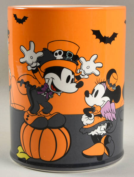 Mickey Pumpkin Medium Canister No Lid by Zrike