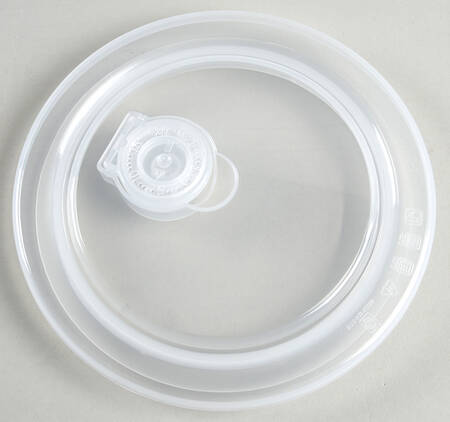 Mickey Pumpkin Vent Lid for 16 Oz Round Plastic Microwave Bowl by Zrike