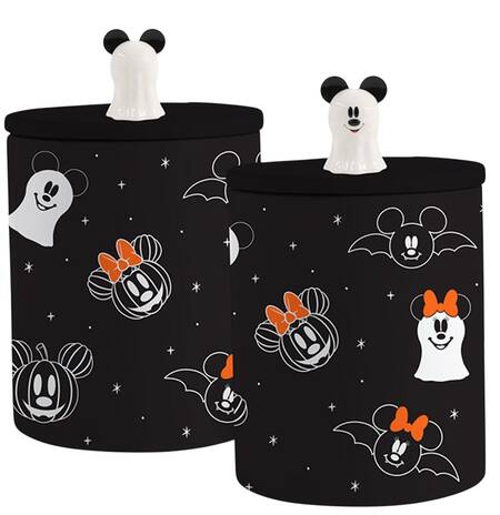 Mickey Pumpkin Medium Canister & Lid by Zrike