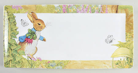 Peter Rabbit Green Meadow 13" Rectangular Serving Platter