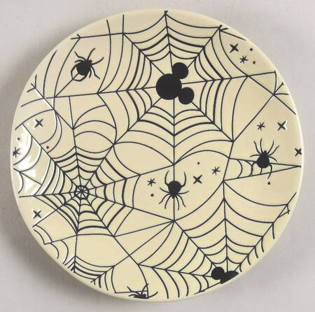 Mickey Spider Web Appetizer Plate