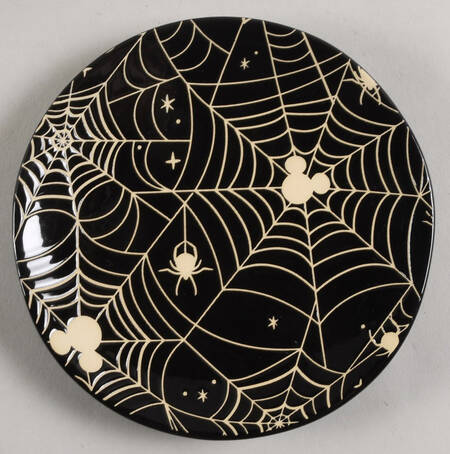Mickey Spider Web Appetizer Plate