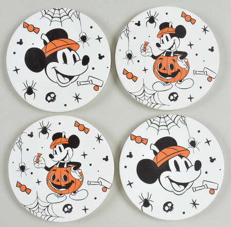 Mickey Spider Web Coaster Set - 4 Piece (2 COAM1 & 2 COAM2)