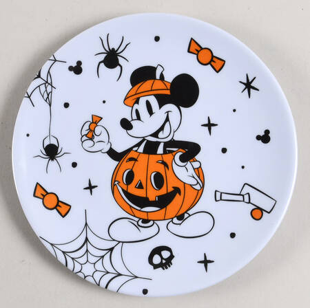 Mickey Spider Web Melamine Appetizer Plate