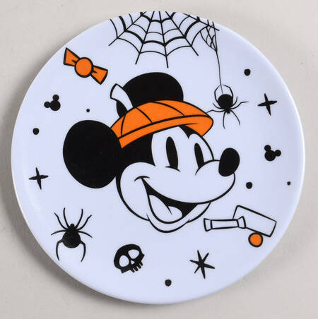 Mickey Spider Web Melamine Appetizer Plate