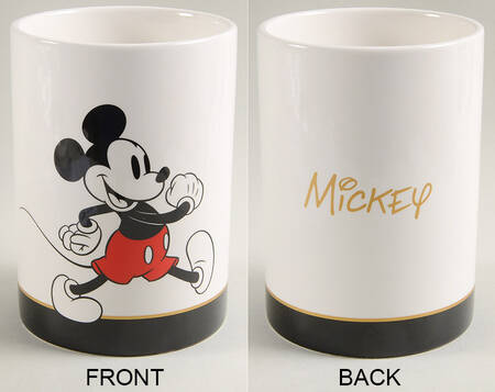 Mickey Gold Signature Medium Canister No Lid