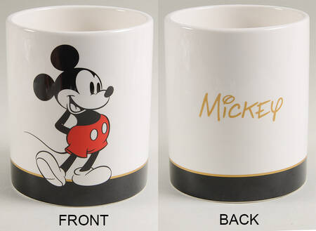 Mickey Gold Signature Small Canister No Lid