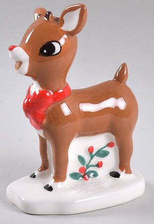 Rudolph Christmas Figural Salt Shaker
