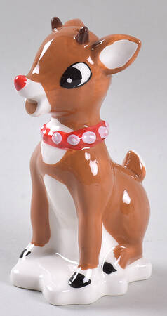Rudolph Christmas Figural Pepper Shaker