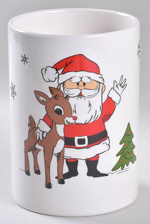 Rudolph Christmas Medium Canister No Lid