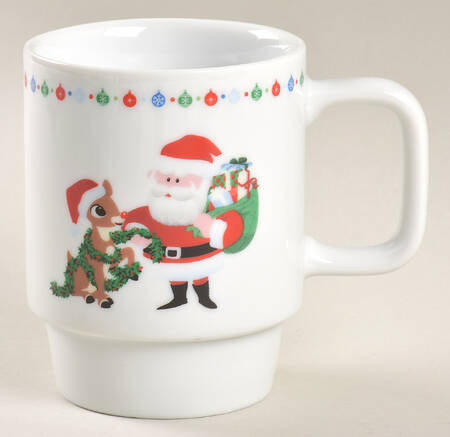 Rudolph Christmas Stackable Mug