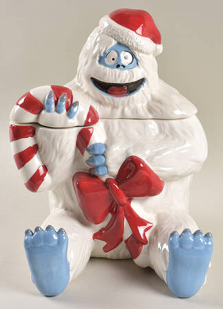Rudolph Christmas Figural Cookie Jar & Lid