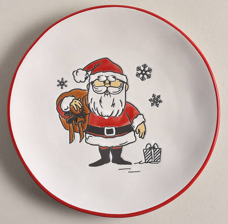 Rudolph Christmas Canape Plate