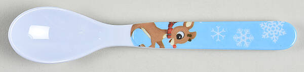 Rudolph Christmas Melamine Child's Spoon