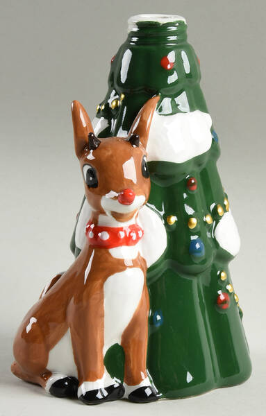 Rudolph Christmas Figural Lotion Dispenser No Pump