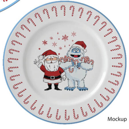 Rudolph Christmas Dinner Plate