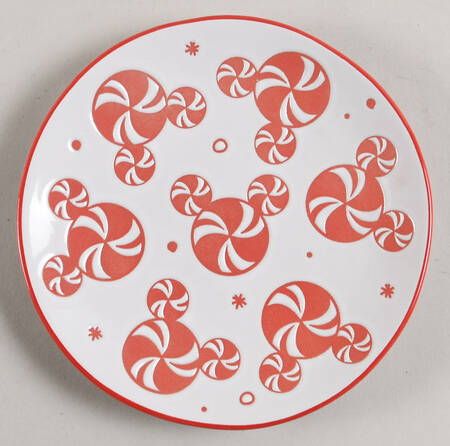 Mickey Christmas Treats Appetizer Plate by Zrike