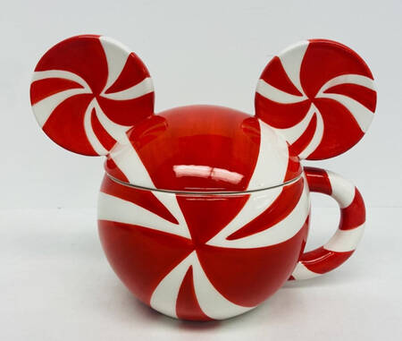 Mickey Christmas Treats Figural Mug & Lid