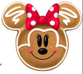 Mickey Christmas Treats Figural Open Candy Dish