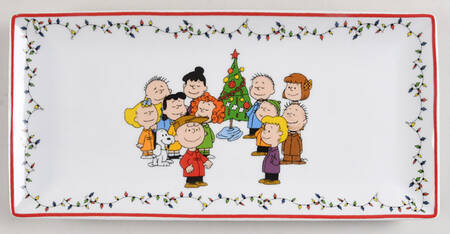 Peanuts Christmas Rectangular Tray