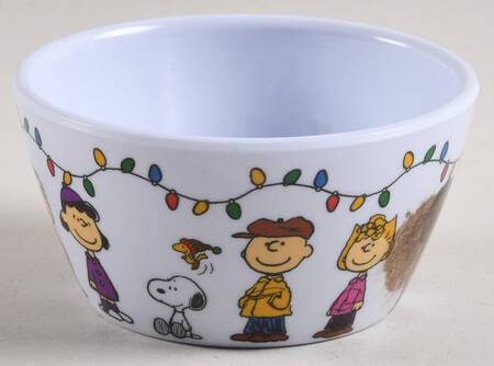 Peanuts Christmas Malamine/Melmac Fruit Bowl