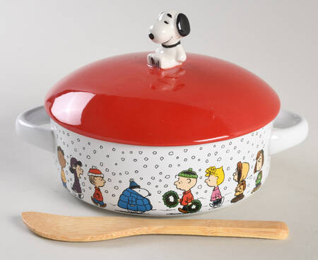 Peanuts Christmas Cheese Baker (Brie) & Lid